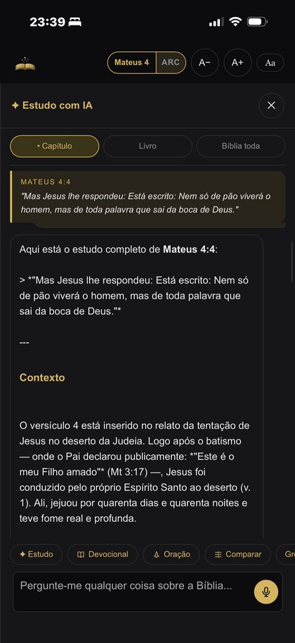 Estudo com IA